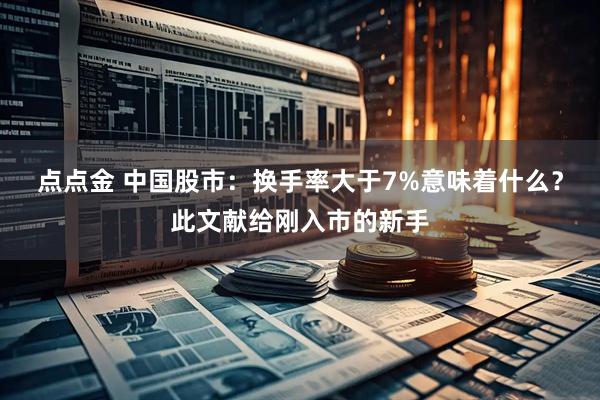 点点金 中国股市：换手率大于7%意味着什么？此文献给刚入市的新手